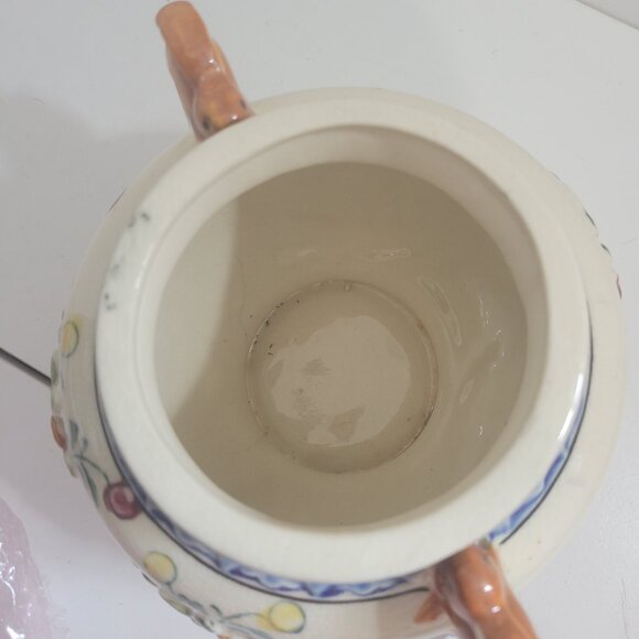 Vintage 1930's Moriyama Ceramic Hand Painted Jar or Vase - Picture 5 of 5